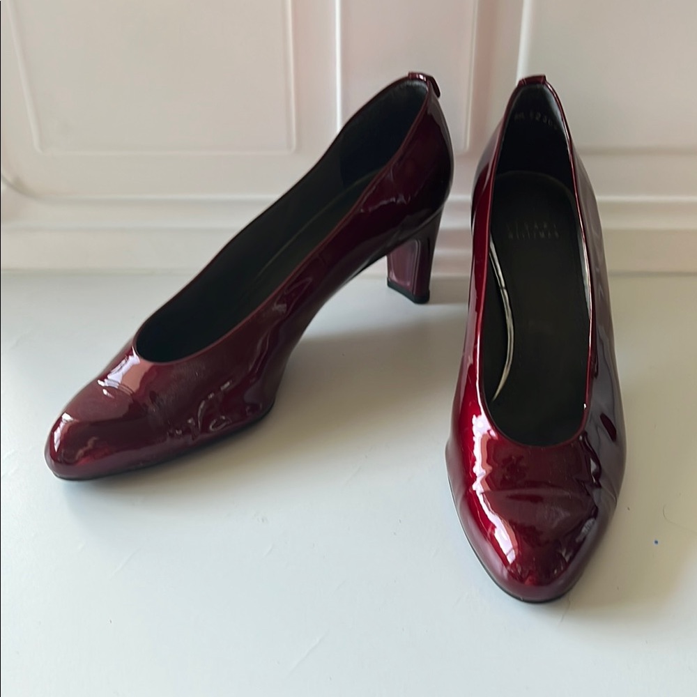 Deep red Stuart Weitzman heels
